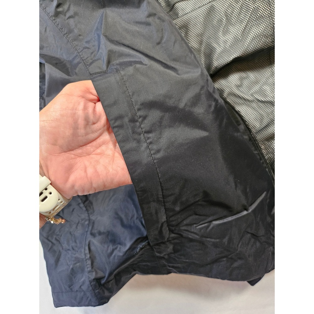 Columbia Mens CWU Omni-Tech Rain Jacket Black Hooded Mesh Lined Lg wind breaker - Picture 11 of 16